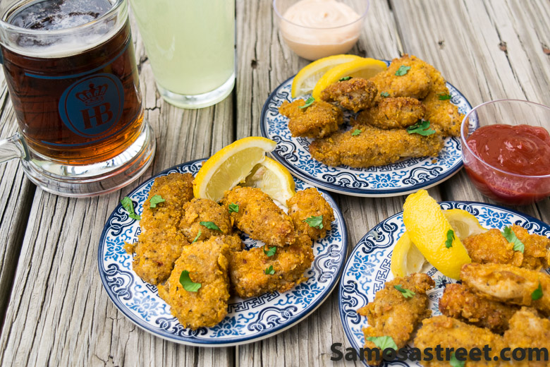 Cornflakes Crusted Fried Chicken