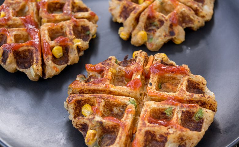 mashed potato waffles