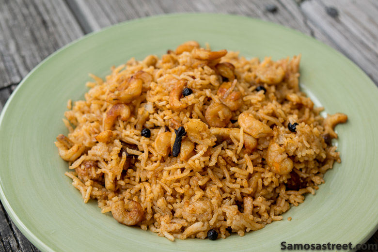 Dry Prawns Pulao - Sode Bhaat