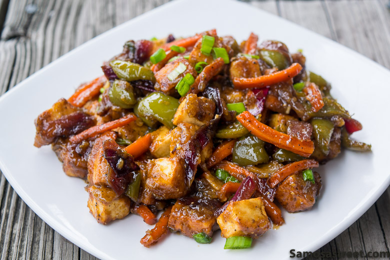 Chilli Paneer - Sweet and Sour Paneer