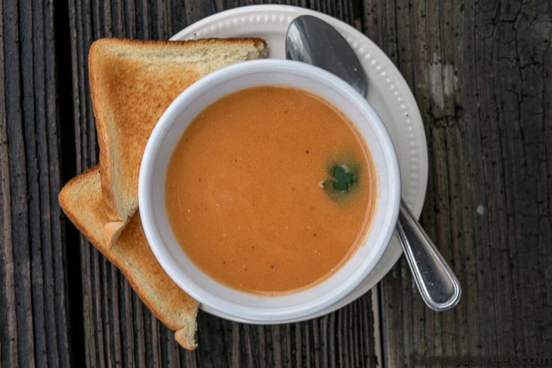 Comforting Tomato Soup With Coconut Milk