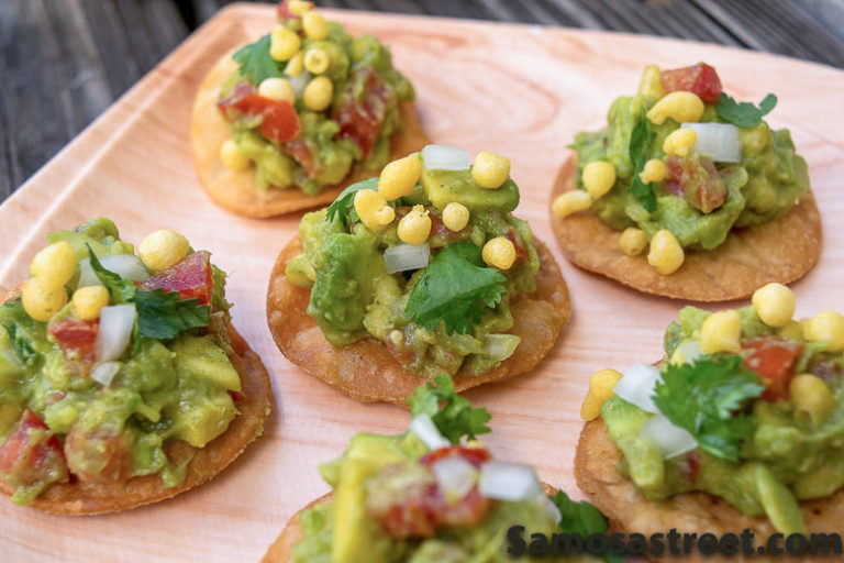 Avocado Papdi Chaat - Delicious Indian Mexican Fusion - Samosa Street