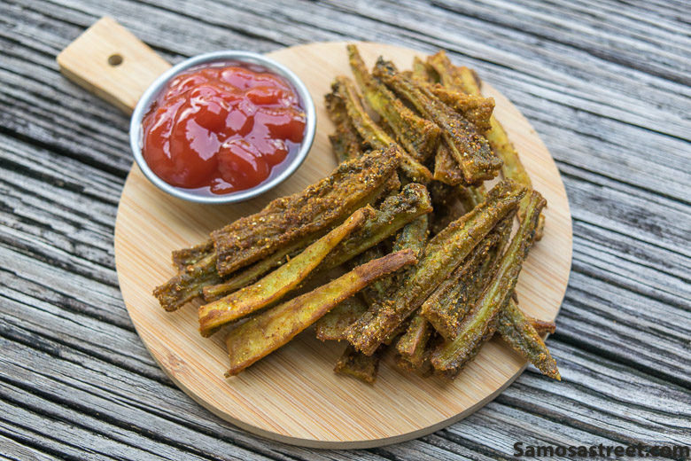 Healthy, Crispy and Spicy Bitter Melon Fries