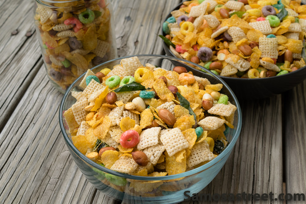 Easy Cereal Chivda – Indian Trail mix – (Under 10 min)