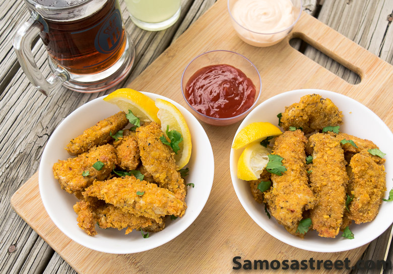 Crispy Corn Flakes Crusted Fried Chicken