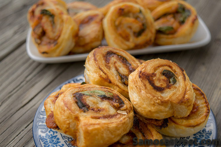 Baked Spinach And Cheese Pinwheels - Samosa Street