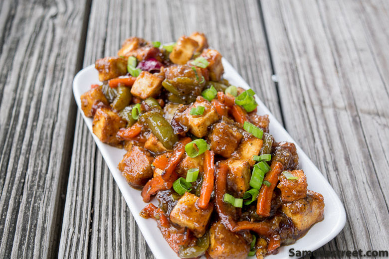 Chilli Paneer - Sweet and Sour Paneer