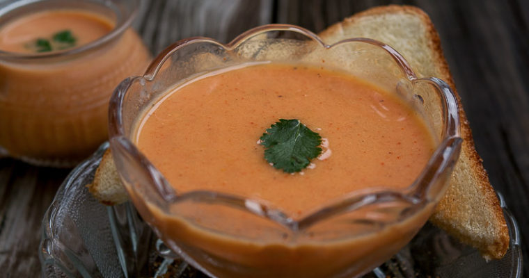 Comforting Tomato Soup With Coconut Milk (vegan)